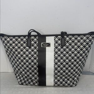 KATE SPADE Penn Place Black/White Tote Shoulder Bag